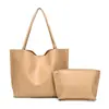 Bolso retro de gran capacidad para mujer, moderno y casual, adecuado para ir al trabajo, bolso tote simple de color liso, diseño minimalista, tacto de alta calidad, bolso de hombro y juego de bolsos anidados