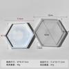 Jiahuimei diy drop cup pad molde de silicone oval gesso bandeja resina armazenamento molde ponto atacado