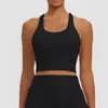 Novo top esportivo racerback de secagem rápida e respirável para cross-border, top de yoga de alta elasticidade, regata slim-fit atlética para corrida e fitness