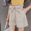 En Stock Pantalones Cortos de Verano para Mujer Estilo Coreano Corte Holgado Estudiante Versátil 2026 Nuevos Casual Primavera y Verano Cintura Alta Pierna Ancha