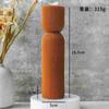 Velas Aromáticas Cilíndricas Estilo Europeu, Itens Criativos para Decoração de Casa, Velas Artísticas Geométricas Marrons, Velas de Emergência