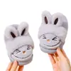 Nuevas pantuflas gruesas antideslizantes para interior para niños y niñas, para otoño e invierno, con tacto suave y forro polar añadido para mayor calidez