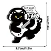 Nuevas Pegatinas Magnéticas de Gato Lindo de Acrílico para Refrigerador Creativas Lindas Mascotas Gato Negro Pequeño Animales Lindos Pegatinas Decorativas Magnéticas