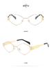 Gafas de sol para mujer, gafas de estrella de moda, nuevas gafas de sol cuadradas, unisex, cara redonda, Corea del Sur retro 839 sin estándar