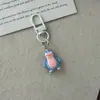 Chaveiro de Animal do Fundo do Mar Transparente Pingente Pequeno de Animal para Mochila Doce Acessórios para Melhor Amigo Estudante Presentes