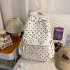 Mochila Transparente con Bloques de Color Estilo Japonés, Estrella, Casual, Gran Capacidad, Bolsa Escolar, Bolsa Ita Transparente, Mochila para Laptop
