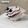 Estante de Zapatos de Almacenamiento de Doble Capa de Plástico Gabinete de Zapatos de Doble Capa Estante Gabinete Gabinete de Zapatos para el Hogar Estante de Almacenamiento de Zapatos de Múltiples Capas