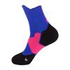 Calcetines de Baloncesto de Media Pantorrilla con Bloques de Color Personalizables con Malla Transpirable Disipación de Calor y Calcetines Deportivos Antideslizantes para Adultos y Niños Entrenamiento y Competición