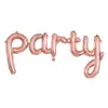 Globos de Letras del Alfabeto en Minúsculas en Inglés para Fiesta Uno Bebé, Cumpleaños de Bebé, Primer Cumpleaños Globos de Papel Aluminio de Letras
