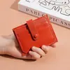 Portatarjetas de Cuero Genuino para Mujer Ultra Delgado Múltiples Ranuras para Tarjetas Estuche Sencillo para Tarjetas Bancarias Portatarjetas de Licencia de Conducir Mini Cartera Compacta Portadocumentos