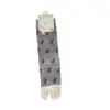 Calcetines Songmu Serie Floral Vintage con Separación de Dedos, Calcetines de Lana Estilo Bosque con Pezuña de Oveja para Dos Dedos a Media Pantorrilla, Calcetines Holgados Estilo Japonés