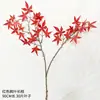 Decoração de Galhos de Árvore de Bordo Vermelho para Outono Projeto de Paisagismo de Folhas de Bordo ao Ar Livre Árvore de Bordo Vermelho Falsa