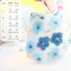 Ropa para Perros, Ropa Gruesa de Otoño e Invierno, Chaqueta Polar con Flores 3D de Princesa para Gato, Adecuada para Perros Pequeños, Ropa para Mascotas Teddy