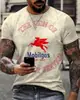 Verano 2023 nuevo venta directa de fábrica transfronteriza impresión digital 3D para hombre logo de coche camiseta de secado rápido para motocicleta de carreras