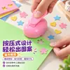 Máquina de Repujado Ahorradora de Esfuerzo Materiales Hechos a Mano para Niños Herramientas DIY Patrón Tamaño Grande Tijeras de Encaje Juego Completo