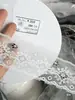 Acessório de Cabelo Estilo Vintage Renda Falsa Floral Macia Vazada Estilo Japonês Renda Não Elástica J9