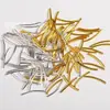 Acessórios para joias DIY preservação de cor tubo curvo liso tubo redondo escovado pulseira colar pulseira material com contas feito à mão cobre