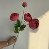 Flor artificial nueva 4 cabezas rosa de té xiaosonglei boda salón de bodas fila de flores decoración de carretera arreglo floral decoración comercio exterior