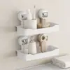 Prateleira de Banheiro Multifuncional Triângulo Hanger de Canto para Banheiro e Vaso Sanitário Prateleira de Armazenamento de Chuveiro Montada na Parede
