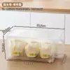 Caixa de Armazenamento de Leite Materno de Grande Capacidade Grau Alimentício Transparente Portátil Selada com Rodas