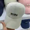 Nueva Gorra de Béisbol Bordada con Letras para Mujer, Estilo Coreano Versátil para Primavera y Verano, Gorra Protectora Solar para Exteriores, Diseño Casual de Moda que Hace que la Cara Parezca Más Pequeña