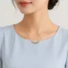 Collar de cadena corta con costuras simples y combinables para mujer, estilo frío, cadena de clavícula, diseño de alta gama, joyería transfronteriza europea y americana