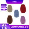 Fábrica Fuente Personalizado Pequeño Puff de Polvo de Pudín Corte de Tres Cuchillos Huevo de Belleza Esponja de Maquillaje Suave Húmedo y Seco Sin Polvo