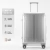 Nuevo Modelo 2026 Maleta de Equipaje de Aleación de Aluminio-Magnesio de 20 pulgadas con Ruedas para Mujeres y Hombres, Maleta de Viaje Engrosada de 24 pulgadas para Estudiantes