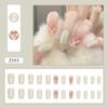 Uñas Portátiles Estilo Pequeña Fragancia de Lujo Ligero, Pegatinas de Uñas Postizas de Gama Alta, Uñas Removibles, Manicura de Temperamento, Uñas Portátiles al por Mayor