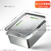 Bandeja de té de acero inoxidable con drenaje, Mesa de té pequeña para el hogar que drena agua, Juego de té Kung Fu, Bandeja de preparación en seco, Juego de doble capa