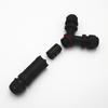 Protección Solar Tuv Conector de Farola Exterior Conector de Cable Uno Entrada y Dos Salidas Conector Impermeable Ip68 Conector Impermeable Tipo Y de Tres Núcleos