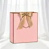Embalagem Laço de Presente Sacola de Papel de Mão Sacola de Compras Pronta Exportação Transfronteiriça Impressão Logotipo Personalizado Fabricante Frete Grátis
