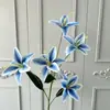 Arranjo de Flores Artificiais Azuis de Luxo para Casamento Arranjo Floral DIY Arranjo de Flores para Janela de Shopping Center ao Ar Livre Paisagismo com Flores Artificiais