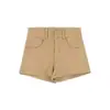 Shorts jeans de cintura alta com botões duplos para mulheres, estilo retrô americano, hot pants justos e sexy em linha A