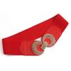 Hebilla Sencilla Vintage Sello de Cintura Suelto Vestido de Mujer Cinturón Decorativo Versátil Suéter Moda Sello Exterior para la Cintura
