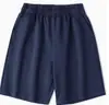 Shorts Infantis, Branco, Calça Soltinha para Crianças Maiores, Calça Solta para Jardim de Infância, Logo Estampado para Evento Esportivo