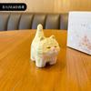Cien Mau Estilo Original de Talla de Madera Postura de Pie Miau Miau Adornos de Muñeca de Resina Lindo Muppet Decoraciones Creativas para el Hogar y Escritorio