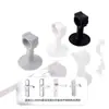 Topes de Puerta sin Taladro, Nueva Almohadilla Anticolisión de Silicona para Manija, Gadget para Bloquear Puertas en Baño y Dormitorio del Hogar, Amortiguador de Puerta