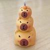 Ornamento de Boneca Capivara de Resina Pequeno Ornamento de Mesa Capivara Acessórios de Chaveiro DIY Pequenos Presentes e Ornamentos
