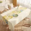 2026 Nuevo Mantel Rectangular Lavable Impermeable y a Prueba de Aceite, Resistente al Calor, Resistente a los Arañazos, Funda Suave para Mesa de Café