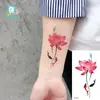 Pegatinas de Tatuaje Impermeables de Larga Duración Estilo Fresco Pluma de Pavo Real Dibujos Animados Lindos Tatuajes Temporales para Mujeres Nuevo Modelo Transfronterizo