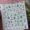 Decoración de pegatina para funda de teléfono Apple Duo18, diseño 3D repujado DIY, material de alta calidad para scrapbooking y journaling