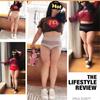 Uma geração de lingerie sexy feminina de cintura alta algodão cor sólida plus size MM gordinha 200 kg cuecas transparentes de tela