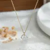 Cadena Elegante para Clavícula Chapada en Oro Real con Circonita Microincrustada Diseño de Nicho para Mujer Sentido del Diseño Flor de Rosa Collar Multifacético Gargantilla Simple