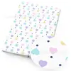 Corazón Colorido Cuadros Flor Digital Impresión Poliéster Algodón Delgado o Tela Impermeable DIY Bolsa Mantel Ropa 1Yc74847