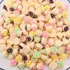 Brinquedo de Comida Simulada Bola de Sorvete de Creme Tarte Ornaments para Casa de Bonecas Chaveiro DIY Acessórios de Joias de Resina Decoração