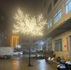 Luz de Árbol de Cerezo Artificial de Hierro Impermeable con LED, Luz de Árbol Luminoso, Luz de Árbol de Navidad, Luz con Forma de Planta Artificial, Luz de Paisaje