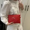 Bolsa Cuadrada Pequeña Popular de Lazo Otoño Mujer 2025 Nueva Tendencia de Moda Bolso Cruzado de Nicho Dulce Bolso de Hombro