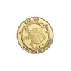 Spot atacado moeda da fada do dente infantil troca de dente moeda comemorativa moeda de dente de leite comércio exterior fada do dente moeda de ouro e prata medalha comemorativa