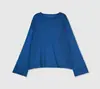 Blusa de Punto Transpirable Cómoda Ligera de Lino y Algodón Aireada Transparente Protectora del Sol Manga Larga Holgada Adelgazante Sensación como de Nube